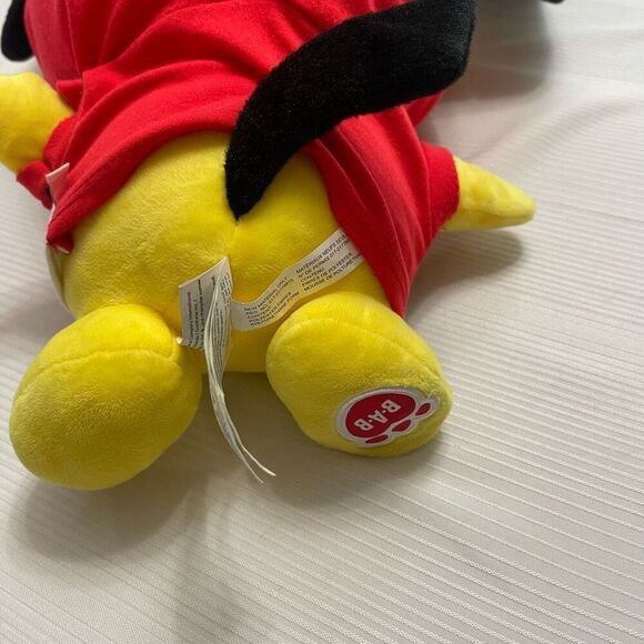 Pokemon Build A Bear Pikachu Baby Evolve Pichu 15" Plush Hoodie No Sound - Picture 5 of 6